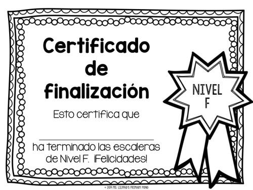 Spanish Fluency Ladders Certificate.001