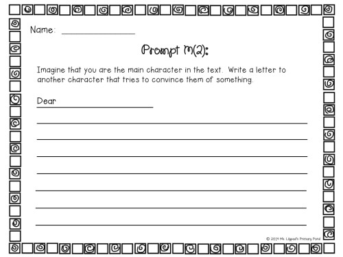 Fun writing assignments for 2nd grade