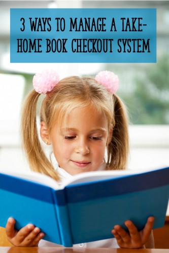 Here are 3 different ways to set up a take-home book checkout system in your classroom! The post also includes the pros and cons of each system.