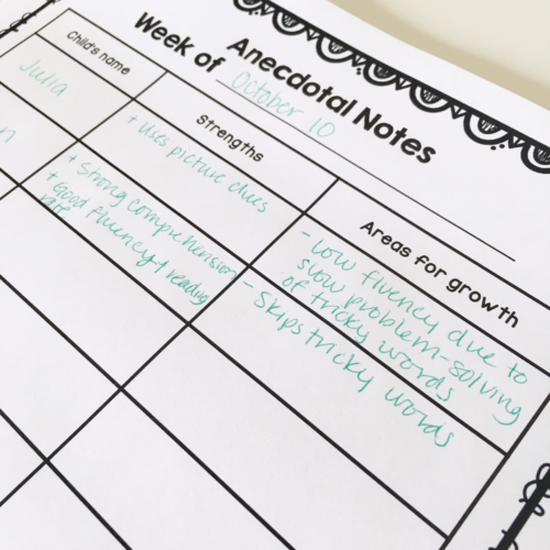 How to Figure Out What to Teach During Guided Reading Learning at the