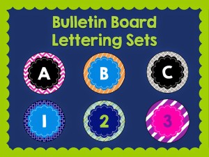 Bulletin Board Letters - Classroom Decor by From the Pond