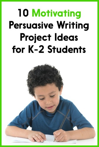 This post has 10 great project ideas to try out in your classroom! Great for opinion writing or persuasive writing in Kindergarten, first, or second grade.