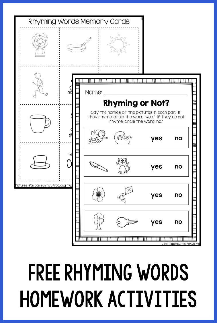 Assigning Kindergarten Homework That Works For ALL Kids Learning At The Primary Pond