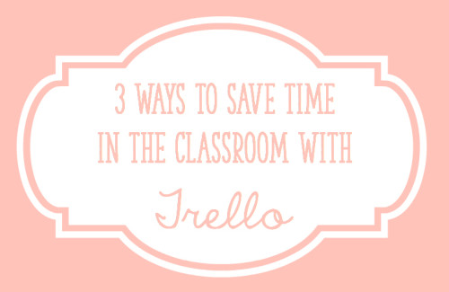 Trello is a FREE tool that you can use in your classroom! Use it for organizing student data, anecdotal notes, and your to-do lists. The best part is that you can also use it on your phone and tablet!