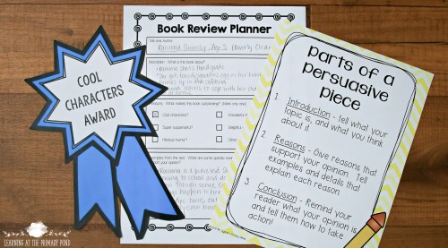 In our second grade classroom, we gave out "Book Awards" for the best books in different categories! The kids loved this engaging opinion / persuasive writing project. - Learning At The Primary Pond