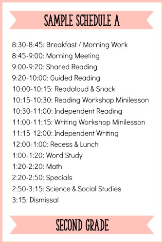 Fitting It All In: How to Schedule Your Literacy Block for Second Grade