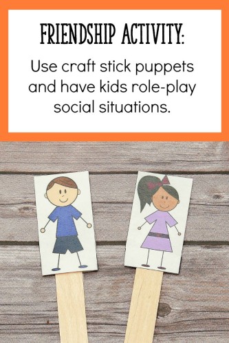 Click through to the post to read about 2 more friendship activities perfect for 4-7 year olds!