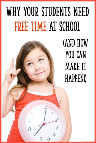 Finnish schools give students LOTS of unstructured free time and recess, and they have some of the most successful schools in the world!  Read this post to find out how to find time for free time in the school day.