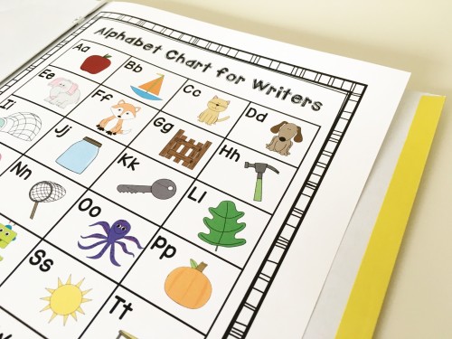 Download this FREE alphabet chart and other literacy materials in this post!