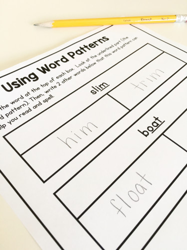 Struggling readers often do not look for word patterns as they read. Check out this blog post for ideas and activities to help them become more efficient readers!