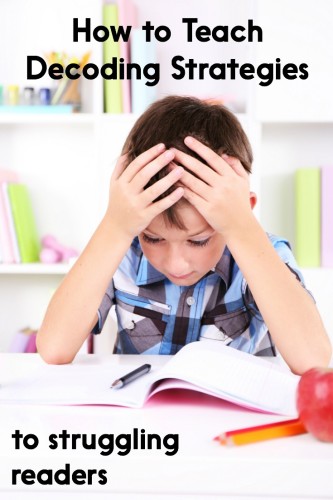 Independently applying reading strategies can be difficult for struggling readers. Read this post to learn effective teaching methods AND get decoding strategy freebies!