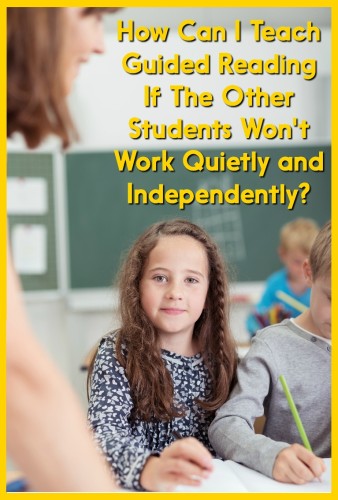 This post has 5 great strategies for getting students to work independently! Perfect for the beginning of the year or any time students are having trouble working independently during guided reading time.