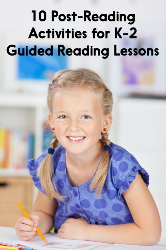 This post has 10 examples of quick, meaningful follow-up activities that you can use at the end of your guided reading lessons - and the materials are FREE to download!!