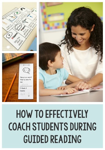 This post has lots of tips for supporting students as they read during guided reading. There are also freebies for Kindergarten, first, and second grade!