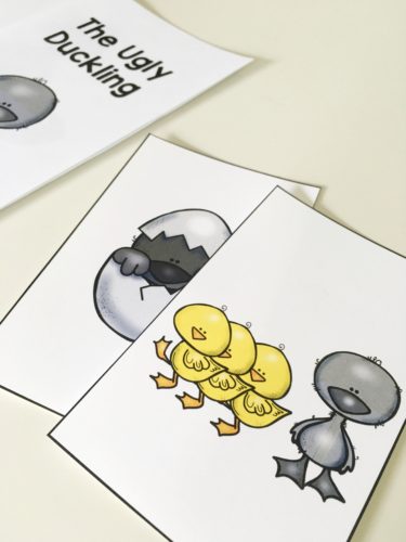 Retelling cards for guided reading