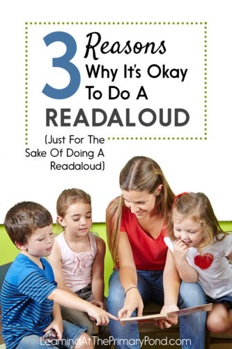 If you've ever wondered (or been questioned) about the value of readalouds, check out this post! Readalouds motivate students to read, build vocabulary, and serve a variety of other purposes.