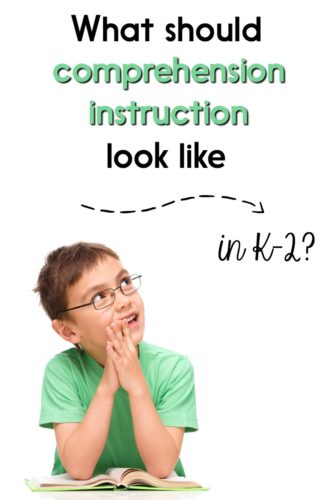 Should primary students be expected to think deeply about text? If so, how can we teach those comprehension strategies? This post has tips and ideas for teaching comprehension in Kindergarten, first, and second grade!