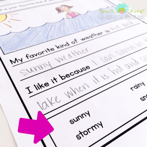 This blog post has great ideas for helping dual language learners write in the Kindergarten, first, or second grade classroom!