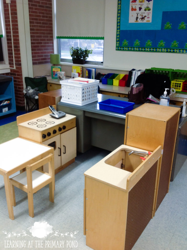 dramatic play kitchen area