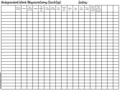 Download these FREE literacy center assessment materials in the blog post! Great for Kindergarten, first grade, or second grade literacy centers.