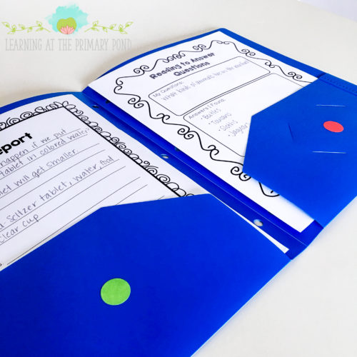 How do you keep track of papers during literacy centers? In this post, I share a VERY simple folder strategy!