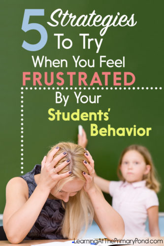Do you have a challenging class? Here are 5 things to try when behavior is a problem in your classroom!