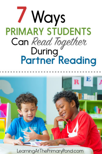 Want to keep partner reading engaging and purposeful? Teach your students these strategies for reading with a partner!