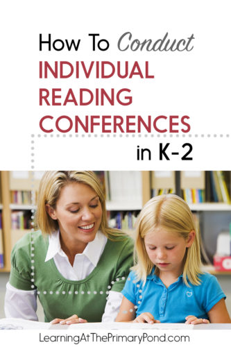 Wondering how to conduct reading conferences in your reading workshop? This blog post has tips for Kindergarten, first, and second grade teachers!