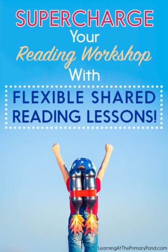Shared reading can be the rocket fuel that launches your students toward reading success. Click through to the post to read about shared reading units for Kindergarten, first grade, and second grade! 