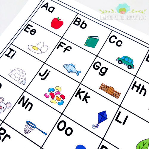 Sound Chart For Kindergarten