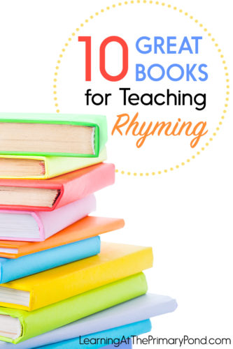 Looking for some great books for working on rhyming words? This post has 10 rhyming books that are great for preschool or Kindergarten!