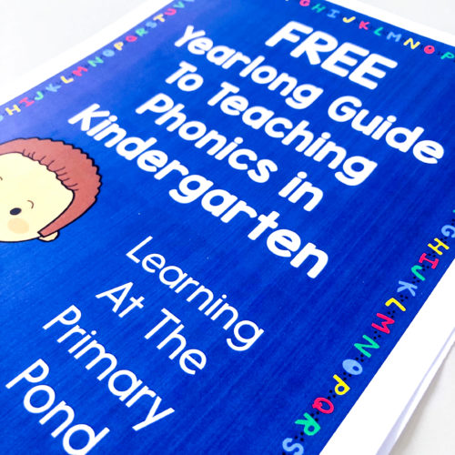 phonics homework for kindergarten