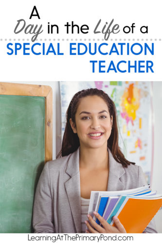 Ever wondered what it's like to be a special education teacher? This blog post will give you an inside look at a day in the life of a special education teacher!