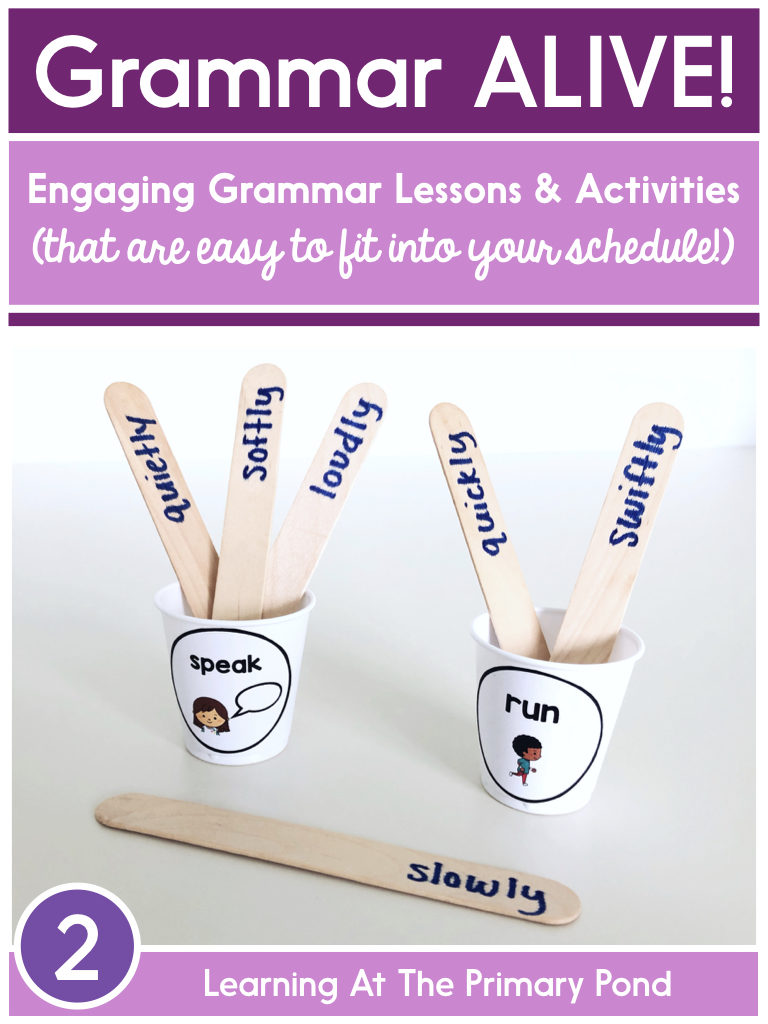 Grammar ALIVE! Engaging grammar lessons and activities for second grade that are easy to fit into your busy schedule.