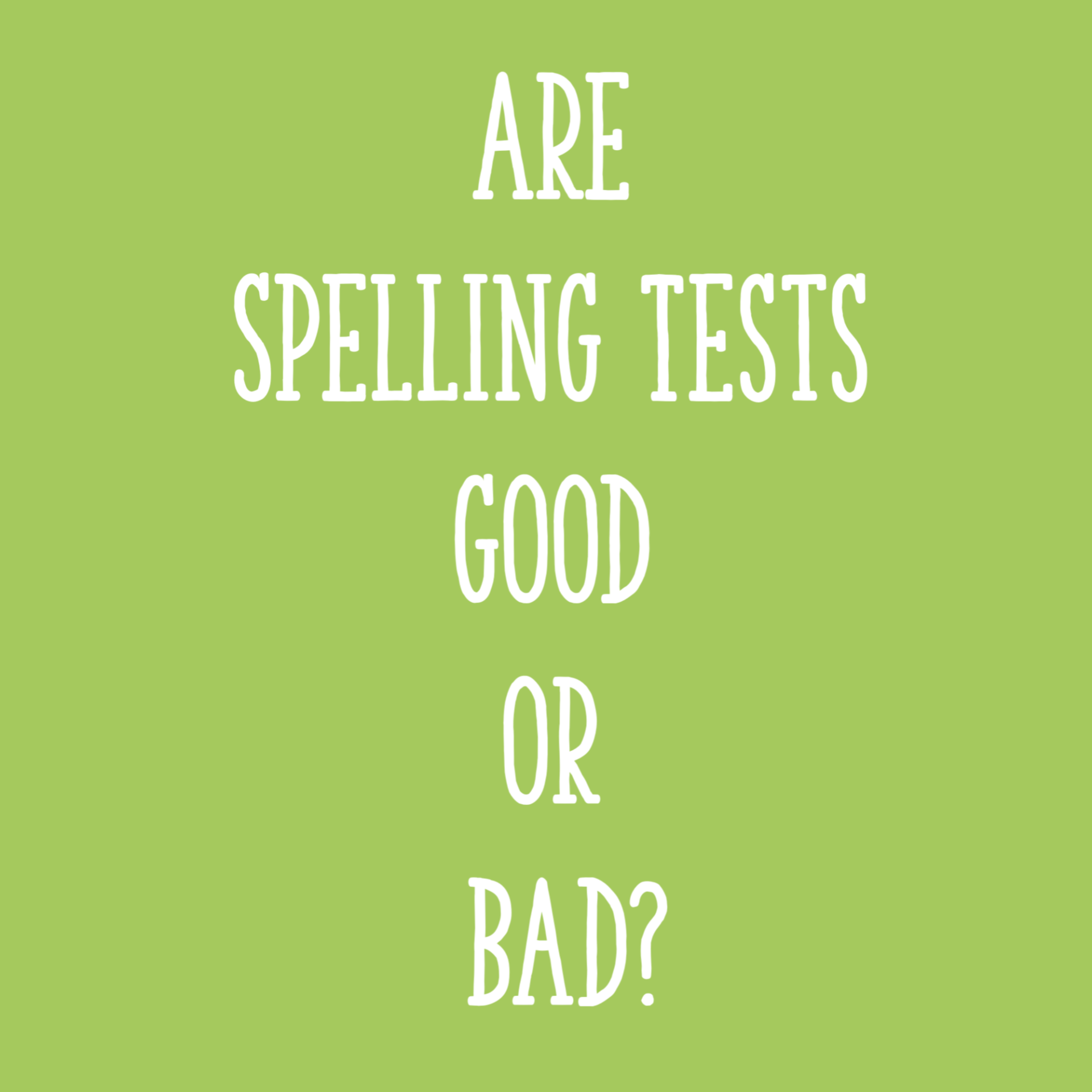 are-spelling-tests-good-or-bad-learning-at-the-primary-pond