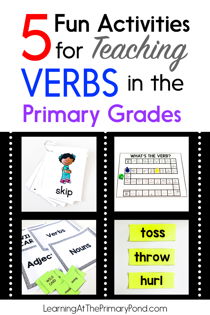 5 Fun Activities For Teaching Verbs In The Primary Grades LaptrinhX 