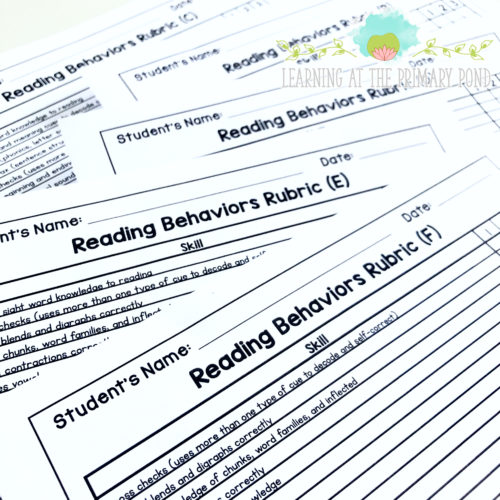 These guided reading checklists make assessment MUCH quicker and easier! Small group time passes by so quickly, but these checklists allow you to take guided reading notes while still remaining involved with your group. These checklists are designed for Kindergarten, first grade, and second grade guided reading.