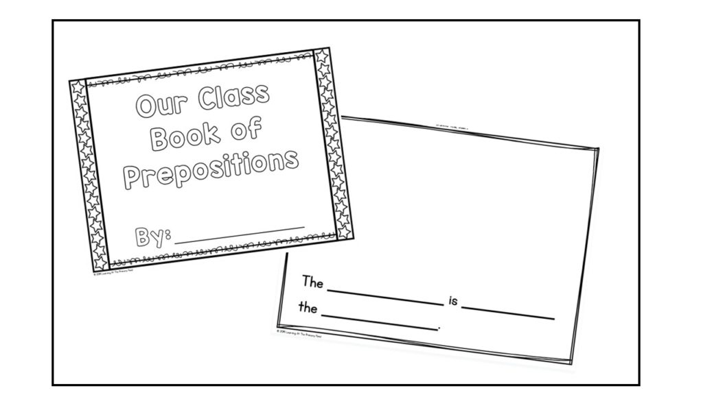 Do you need some low-prep or no-prep activities for teaching prepositions in Kindergarten, first grade, or second grade? Class books are a fun option!