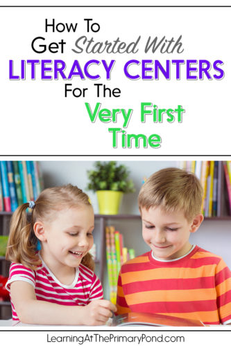 Setting up literacy centers for the very first time can seem overwhelming. But it doesn't have to be that way! Here are some tips for getting started with literacy centers in Kindergarten, first grade, and second grade.   