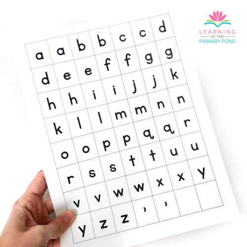 Make magnetic letters sets for all your students in a snap!! All you need to do is print, stick, cut and your done. Easy!! 