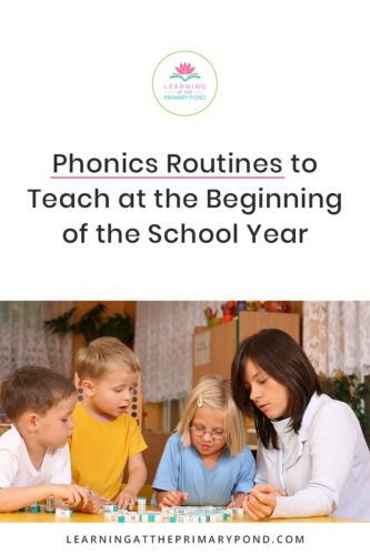 Teaching your students routines can be a BIG time saver in the classroom. Find out what routines to teach for phonics and word study instruction at the beginning of the year. Whether you teach Kindergarten, first grade, or second grade, there are plenty of instructional activities for you to use!