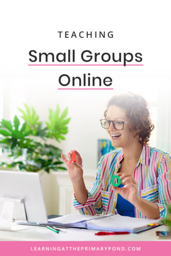 Remote teaching is challenging. Teaching guided reading or reading small groups is a great way to reach your students, but how do you make it work? This post has tips for teaching small groups online in Kindergarten, first grade, and second grade.