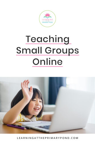 Remote teaching is challenging. Teaching guided reading or reading small groups is a great way to reach your students, but how do you make it work? This post has tips for teaching small groups online in Kindergarten, first grade, and second grade.