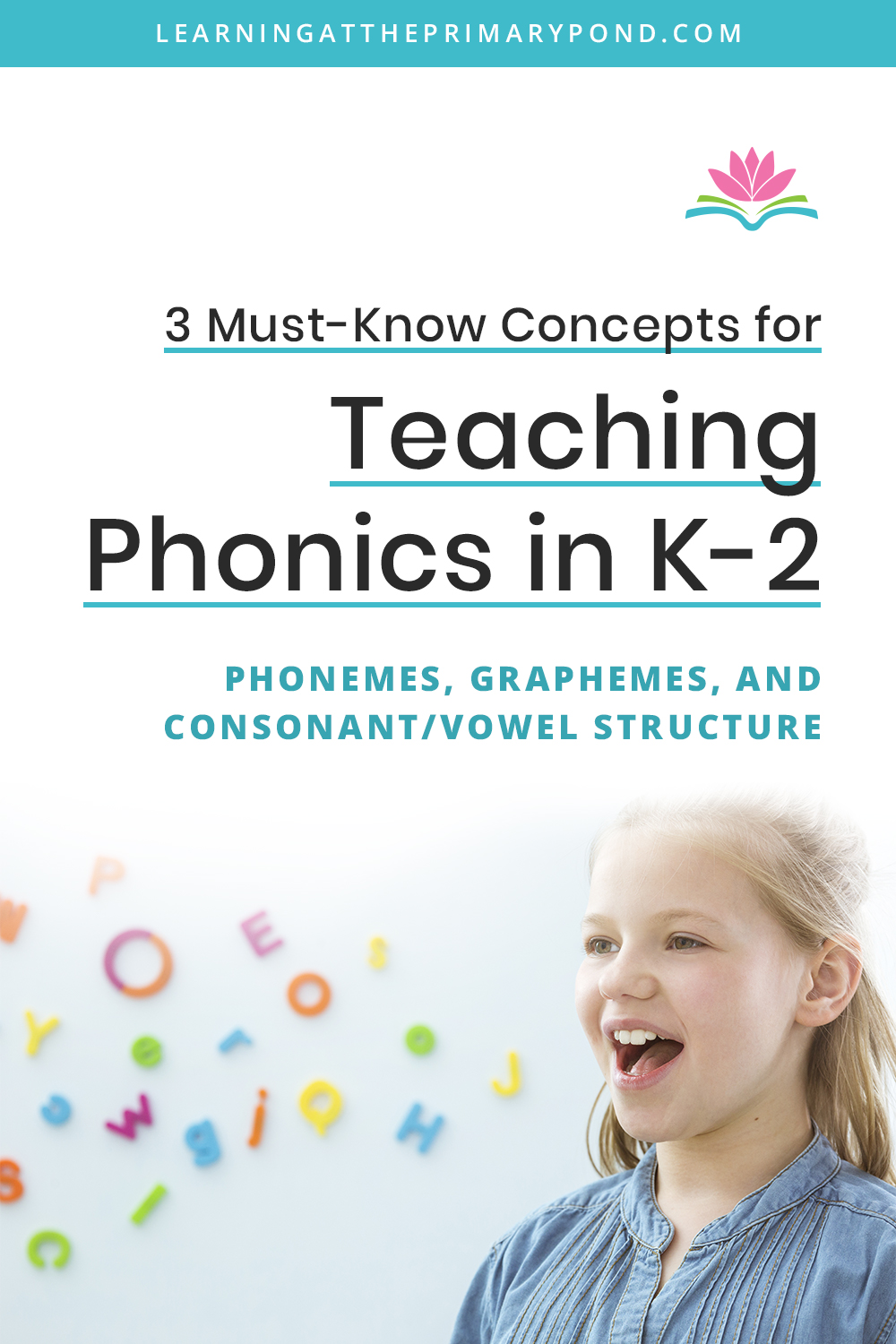 3 Must-Know Concepts for Teaching Phonics in K-2: Phonemes, Graphemes, and Consonant/Vowel Structure - Learning at the Primary Pond