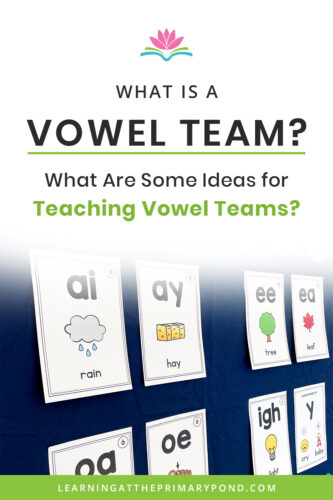 Do you know what vowel teams are? And when to teach them? Want some engaging activities and lessons for your students? In this blog post, you'll learn all about vowel teams and get lots of phonics teaching ideas for Kindergarten, first grade, or second grade students!