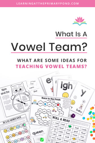 Do you know what vowel teams are? And when to teach them? Want some engaging activities and lessons for your students? In this blog post, you'll learn all about vowel teams and get lots of phonics teaching ideas for Kindergarten, first grade, or second grade students!