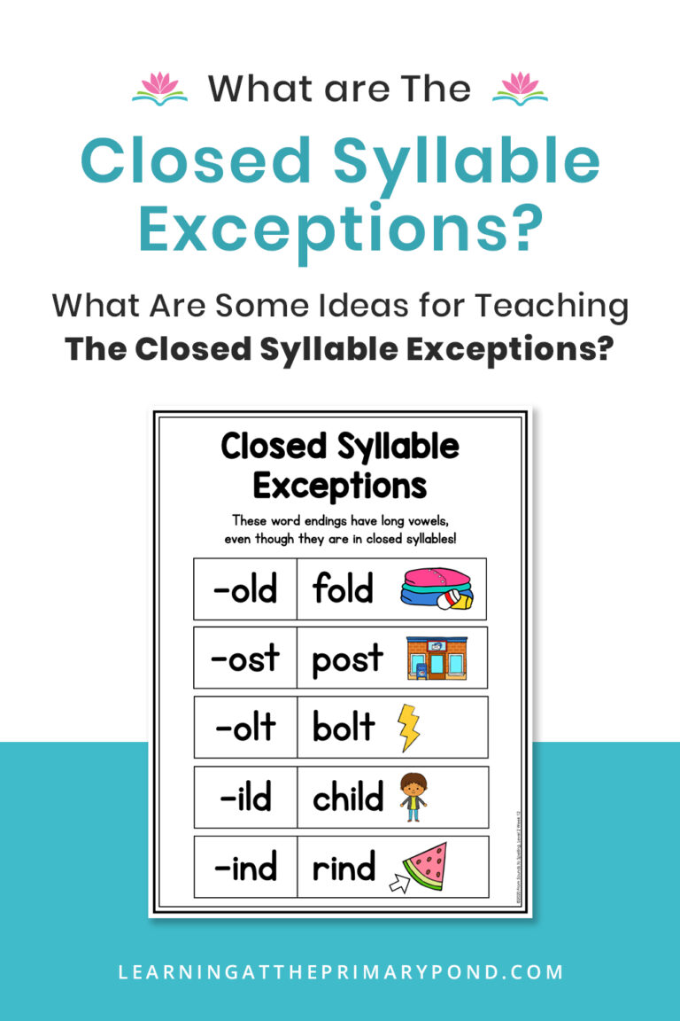 what-are-the-closed-syllable-exceptions-what-are-some-ideas-for