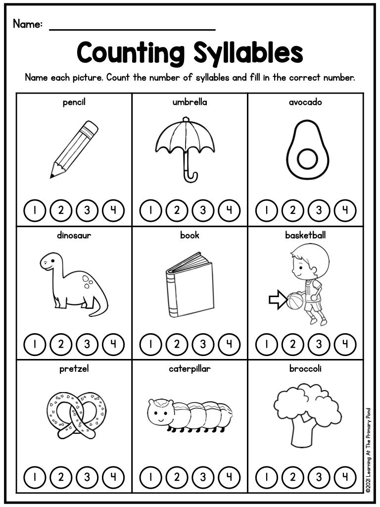 divide essay into syllables