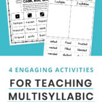 4 Engaging Activities for Teaching Multisyllabic Words