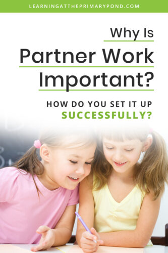 Partner work is important, yes! But how can it be set up to be sustainable and successful? In this post, I talk about how partner work can build classroom community and strengthen literacy skills. I also provide tips on how to set it up at the beginning of the year and include some of my favorite partner activities for Kindergarten, 1st grade, and 2nd grade students.